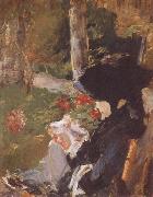Edouard Manet Manet-s Mother in the Garden at Bellevue Spain oil painting reproduction